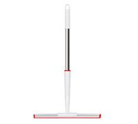 Window Squeegee, Handheld Mirror Scrubber Cleaner Tool with Ergonomic Grip, 1 Piece, Streak-Free Wiper for Balcony Garage Deck Tile Floor Kitchen Patio Pool Hotel Bathroom Shower Home Cleaning Use