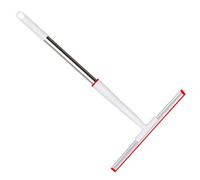 Window Squeegee, Handheld Mirror Scrubber Cleaner with Ergonomic Grip, 18.5x11.02 inches Streak Free Glass Cleaning Tool for Balcony, Garage, Kitchen, Floor, Hotel, Tile, Patio, Deck