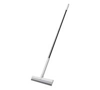 Window Squeegee with Rotating Head - Multifunction Scraper Broom for Glass, Marble, Courtyard | Household Floor Cleaner for Water & Soap Removal | Adjustable Handle for Mirror, Shower Door, Car