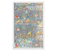 Window Static Cling, Decorative Branch Birds Film Peel and Stick Sheet, Removable Privacy Protection for Apartment, Hotel, Bedroom, Kitchen, Bathroom, Living Room, Office, or Any Glass Window