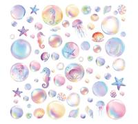 Window Stickers For Glass 4 Sheets Romantic Film Summer Wall Decals