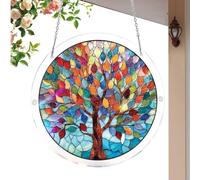 Window Suncatcher - Acrylic Jigsaw Pendant Ornament, Rainbow Light-Refracting Decorative Suncatcher with Crystal Effect Design, Hanging Window Wall Garden Porch Balcony Farm Home Decor