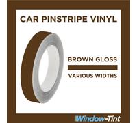 Window-Tint BROWN Gloss Pin Stripe Roll Line Tape Vinile Adesivo Car Sticker 10m