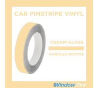 Window-Tint CREAM Gloss Pin Stripe Roll Nastro Adesivo Vinile 10m