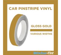 Window-Tint GOLD Gloss Pin Stripe Roll Nastro Linea Vinyl Autoadesivo 10m