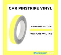 Window-Tint Nastro Adesivo Vinile Linea Pin Stripe Glossy Giallo 10m