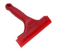 Window Tint Squeegee Portable Car Glass Cleaner Multi Purpose Squeegee with Flexible Rubber ABS and Rubber Material Suitable for Windshield Shower and More Glass (Red)