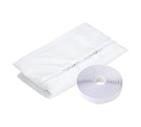 Window Vent Kit - Airflow Sealing Accessory, AC Insulation Strip, Weatherproof Guard, Adjustable Stopper | Tumble Dryer Vent Winter Kitchen Basement, Perfect for Home Temperature Regulation Energy