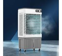 Windowless Portable Air Conditioner, 70L Large Evaporative Air Cooler with 32.8ft Far Airflow & 12H Timer, Cooling Fan Swamp Cooler for Large Room Indoor Home Office Garage