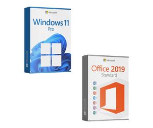 Windows 11 Professionale + Office 2019 Standard Licenza per 3PC