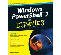 Steve Seguis Windows PowerShell 2 For Dummies (Tascabile)