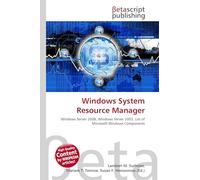 Windows System Resource Manager: Windows Server 2008, Windows Server 2003, List of Microsoft Windows Components