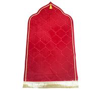 Windplusya Tappeto Musulmano Per Preghiera Musulmana, Spesso Morbido Velluto Musulmano, Tappeto Da Turco, Janamaz Sajada Uomini E Donne, Tinta Unita, Regalo Ramadan Eid