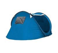 Windproof Camping Hiking Tent Family Tent 3-4 People Outdoor Camping Tent Automatically Open Waterproof Single Layer Awning with Travel Bag Or Beach Trip Outdoor Activity