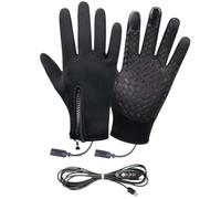 Windproof Hand Warmers Mittens | Touchscreen Heated Gloves | Electric Hand Warmers Heating Gloves Men Bike Scooter Riding Ski Running Driving Hiking Camping Outdoor Sports Motorcycle