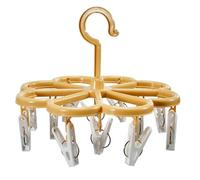 Windproof Hook For Sock | 12 Clip Drying Hanger | No Deformation Hanger