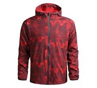 Windproof Jacket Men Thin Camouflage Casual Sports Outdoor Coat Male Hardshell Wind Jacket Men Tops (Color : A Size : L Code) (A S Code)