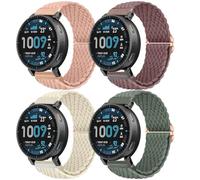 WindRen Cinturini 22mm Compatible con Amazfit Active Max/Amazfit Balance 2/Amazfit Bip 6/5,Cinturino Intrecciato Elastico Sportivo Regolabile per Amazfit Cheetah/GTR 4/GTR 3 Pro/GTR 3