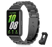 WindRen Cinturino in Metallo Compatibile con Samsung Galaxy Fit 3,Senza Gap Cinturino di ricambio per Samsung Galaxy Fit 3 Nero