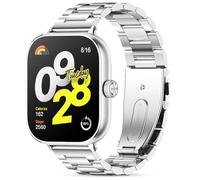 WindRen Cinturino in Metallo Compatibile con Xiaomi Redmi Watch 5/Redmi Watch 4 /Xiaomi Mi Band 8 Pro, Senza Gap Cinturino di ricambio per Redmi Watch 5/4 /Xiaomi Mi Band 9 Pro Argento