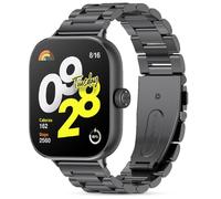 WindRen Cinturino in Metallo Compatibile con Xiaomi Redmi Watch 5/Redmi Watch 4 /Xiaomi Mi Band 8 Pro, Senza Gap Cinturino di ricambio per Redmi Watch 5/4 /Xiaomi Mi Band 9 Pro Nero