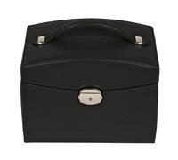 Windrose Beluga Scatola per gioielli Pelle 21.5 cm nero