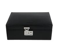 Windrose Beluga Scatola per gioielli Pelle 24 cm nero
