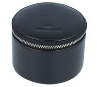 Windrose Collezione Basic Astuccio per gioielli in pelle nappa 10 cm nero