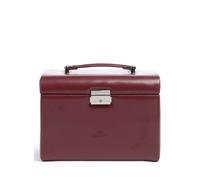 Windrose Merino 4 Etagen Scatol portagioie rosso, pelle sintetica, donna