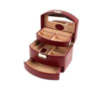 WINDROSE Merino Moda Jewellery Box Automatic Red