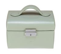 Windrose Merino Moda Scatol portagioie pistacchio, pelle sintetica, donna