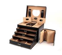 WINDROSE scatola di gioielli Merino Moda Jewelry Box Black