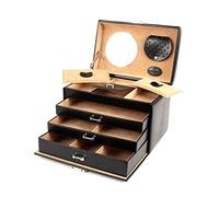 Windrose scatola di gioielli Merino Moda Jewelry Box Black nero