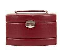 WINDROSE scatola di gioielli Merino Moda Jewelry Box Red