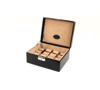 Windrose Merino Scatola per gioielli Pelle 19.5 cm nero