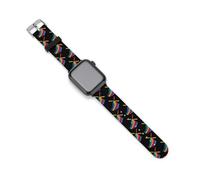 Winds of Change Rainbow - Cinturino compatibile con iWatch, morbido e divertente, 38 mm/40 mm, 42 mm/44 mm, 38mm/40mm, Silicone, Nessuna pietra preziosa