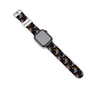 Winds of Change Rainbow - Cinturino compatibile con iWatch, morbido e divertente, 38 mm/40 mm, 42 mm/44 mm, 38mm/40mm, Silicone, Nessuna pietra preziosa