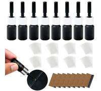 Windscreen Repair Kit 8 Sets Car Windshield Crack Repair Kit Glass for Fixing Cracks Scratch Chips Nicks Half-Moon Star-Shaped Bulls-Eye Windshield Crack