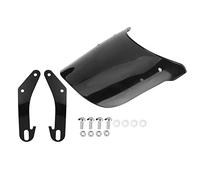 Windscreen, Wind Deflector, Quality ABSIron for 5 7 Inch Headlights, Black Modified Windscreen with