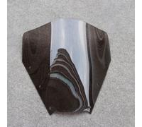 Windscreen Yamaha FZ1 Nero Kolmio-Lam Parabrezza Moto Grigio 7701113467N