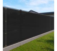Windscreen4less 4' x 10' Schermo per recinzione per la privacy, schermo per parabrezza resistente, rete ombreggiante in tessuto a rete con occhie