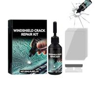 Windshield Crack Repair Kit - 5-Minute Quick Fix for Long Cracks, Long-Lasting Glass Repair Liquid for Cracks for Windshields, Windows, Mirrors, All Crack Types (1pcs)