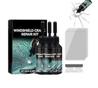 Windshield Crack Repair Kit - 5-Minute Quick Fix for Long Cracks, Long-Lasting Glass Repair Liquid for Cracks for Windshields, Windows, Mirrors, All Crack Types (3pcs)