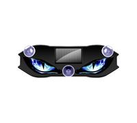 Windshield Eyes - Stable Wireless Dynamic Warning Sign | Solar Powered Sensing Control Led Car Sign for RV Carros Camper Home Vehicles Holiday Birthday Party Front Rear SUV Window