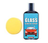 Windshield Scratch Remover - 120ml Polishing Kit, Auto Glass Repair Liquid With Sponge, Window Scuff Buffing Solution Clear Vision Coating, Car Exterior Restorer For Automotive Vehicle Owners