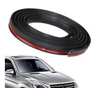 Windshield Seal Strip - Rubber, H-shape Weather Stripping | Size Front And Rear Windshield Seal With Strong Adhesive, Flexible Design For Trucks Sedans Minivans Suvs Pickups Ensuring
