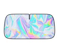 Windshield Shade, Car Sun Protection, Front Windshield Cover, Automotive Interior Protector, UV Block Heat Shield for Driving, Long Commutes, Road Trips, Parking Lot, Camping Use, 55.91x31.5 inches