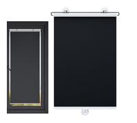 Windshield Shade - Retractable Window Cover, Suction Cup Protector, Heat Blocking Blind, Car Shield | Summer Vehicle Protection, Ideal For SUV Caravan Minivan Racing