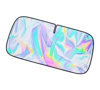 Windshield Sun Shade, Front Windshield Cover Automotive Interior Protection, Uv-Blocking Sunshade for Summer Driving, Long Commutes, Road Trips, Family Vacations, Parking Lots, and Outdoor Camping