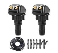 Windshield Washer Nozzle Cleaner - Spray Nozzle Set, Adjustable Wiper Fluid Sprayer, 360 Rotation Water Head, Multi Direction Wind Screen Spray System Car Glass Cleaning Rain Fog Night Driving